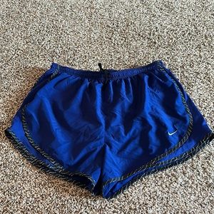 Blue Nike dri- fit shorts
